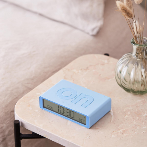 Lexon - Despertador FLIP Classic (light blue)