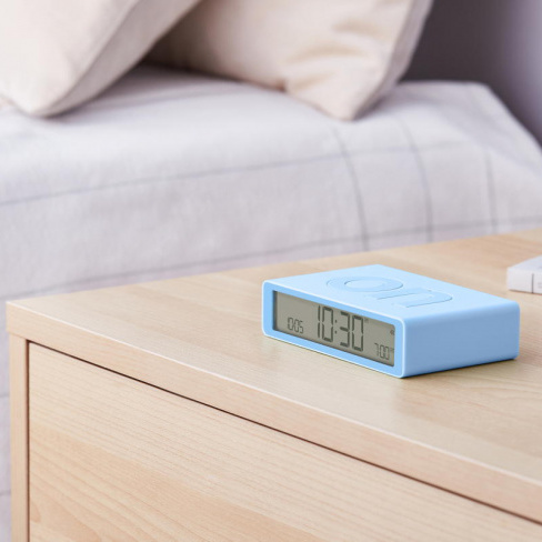 Lexon - Despertador FLIP Classic (light blue)