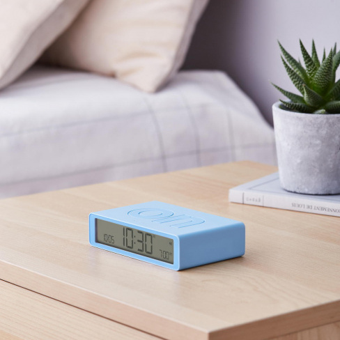 Lexon - Despertador FLIP Classic (light blue)