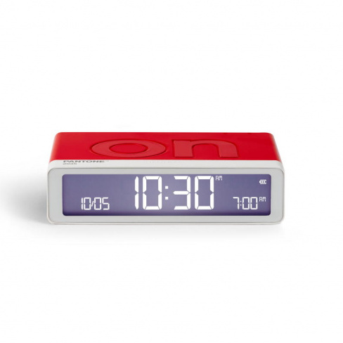 Lexon - Despertador FLIP Classic (Pantone red)