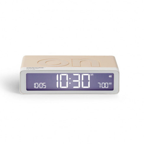 Lexon - Despertador FLIP Classic (Pantone sand dollar)