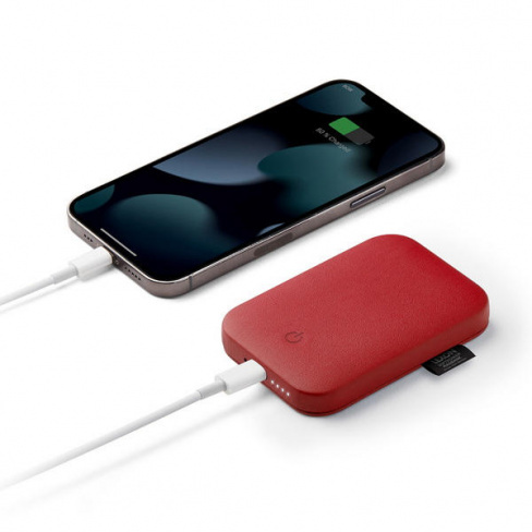 Lexon - Bateria MagSafe Softpower Magbank (red)