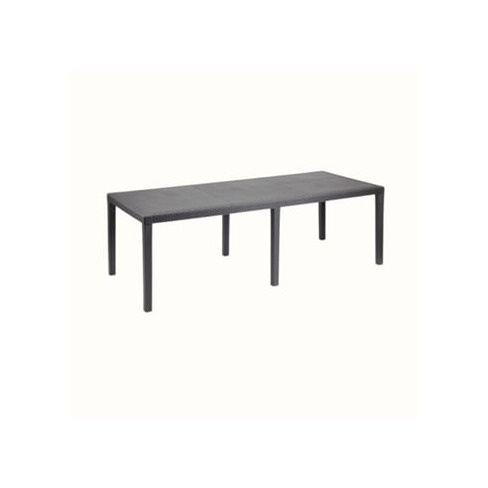 Mesa de Jardim Queen Antracite IPAE PROGARDEN (220x90x72cm)