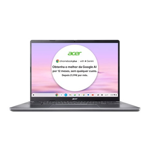 Portátil ACER Chromebook Plus 514 CB514-3H (14" WUXGA - AMD Ryzen 3 7320C - RA