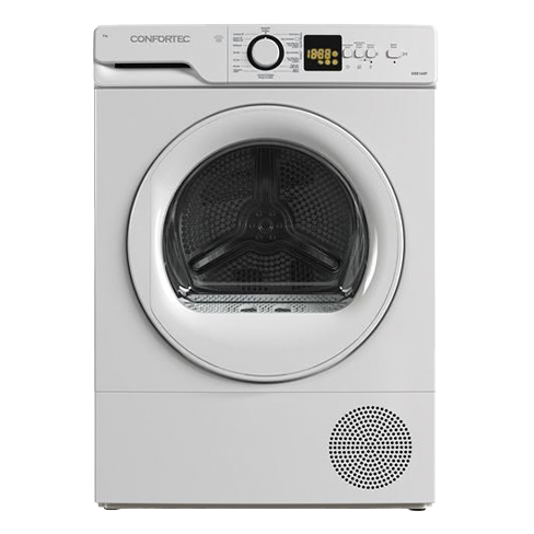 Máquina de Secar Roupa Confortec DR816HP - 8Kg, Bomba de Calor, Branco