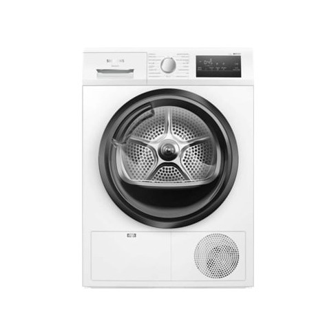 Máquina de Secar Roupa SIEMENS WT43HV91ES (8 kg - Bomba de Calor - Branco)