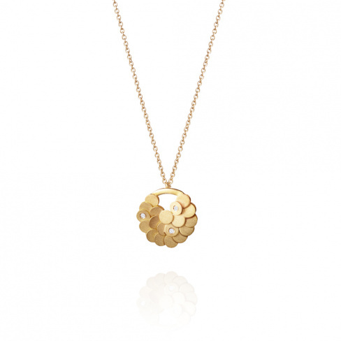 Colar MATER Coleção SCALES Ouro Amarelo e Diamantes