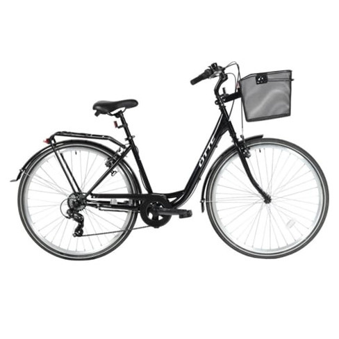 Bicicleta Urbana OTTE Nebula com Cesto 28'' (Preto)