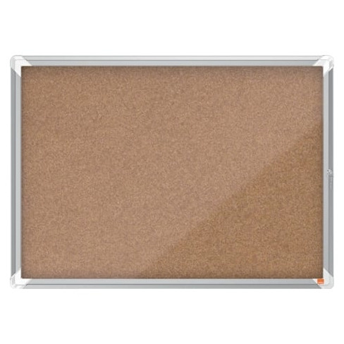 Suporte para Avisos NOBO  Vitrine com chave 8XA4  Porta 1 Folha (Cortiça - Magn