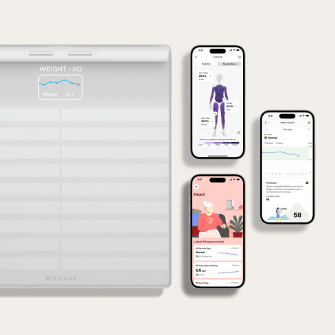 Withings - Balança Body Scan (white)