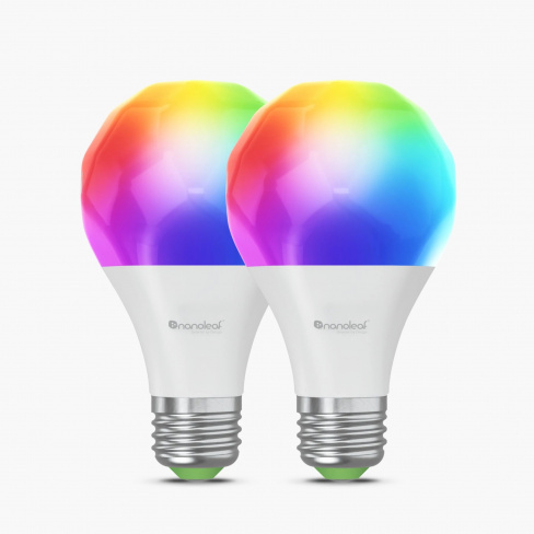 Nanoleaf - Lâmpada A60/E27 Matter WiFi Smart Bulb (2pck)