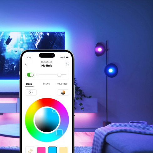 Nanoleaf - Lâmpada A60/E27 Matter WiFi Smart Bulb (2pck)