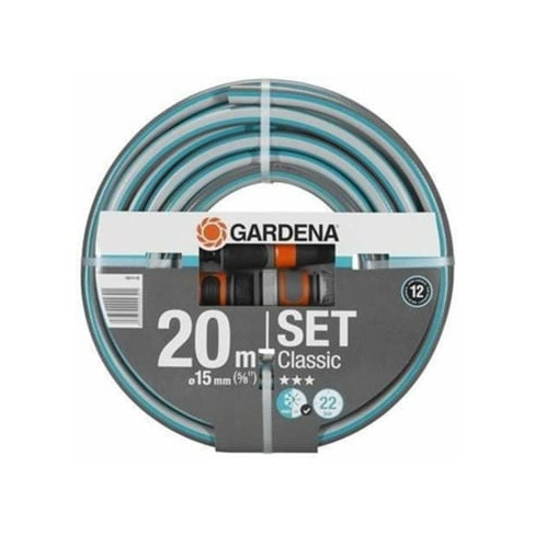 Conjunto De Mangueira GARDENA Classic (20m - 15mm)