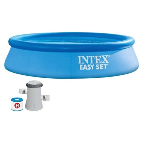 Piscina Insuflável INTEX Circular com Bomba de Filtro (1.250 L - PVC - 305x305x