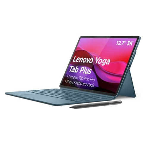 Tablet LENOVO Yoga Tab Plus TB520FU (12.7'' - 256 GB - RAM: 16 GB - Azul) + Ca