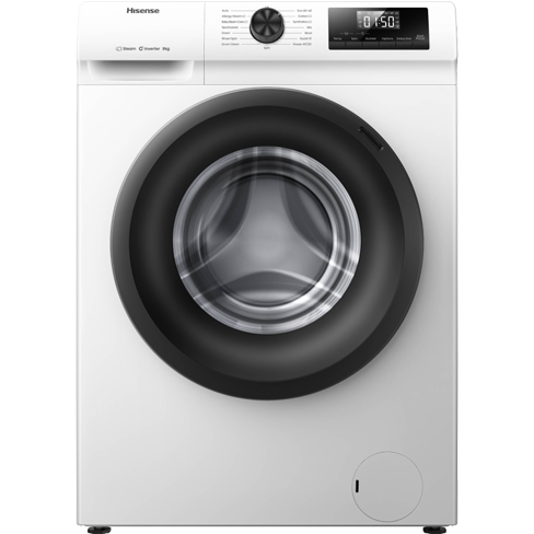 Máquina de Lavar Roupa Hisense Serie 1Q WF1Q8041BW - 8Kg, 1400RPM, Branco