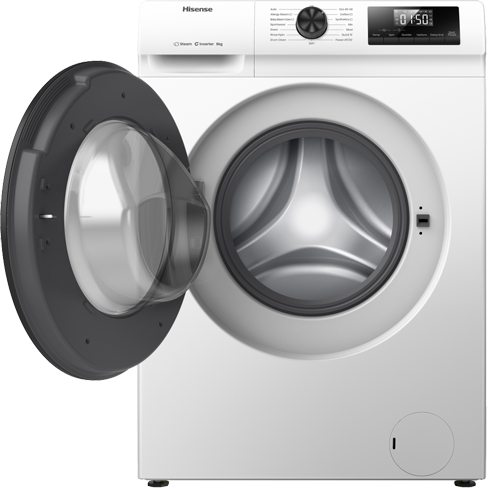 Máquina de Lavar Roupa Hisense Serie 1Q WF1Q8041BW - 8Kg, 1400RPM, Branco