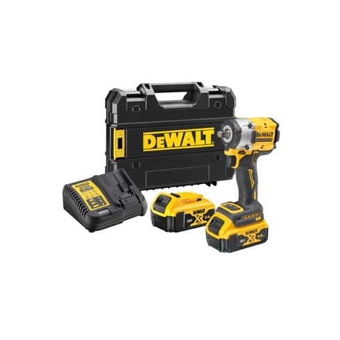 Chave De Impacto Sem Escova DEWALT Dcf921P2T-Qw Xr 18V Li-Ion 5Ah 1/2" Com Anel