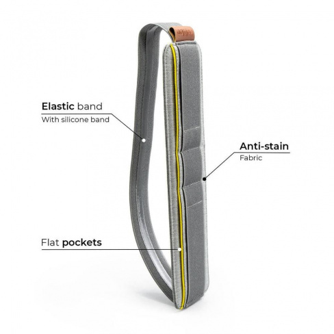 beblau - Slim Organizer (steel grey)
