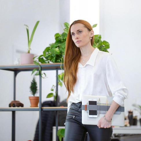 beblau - Slim Organizer (steel grey)