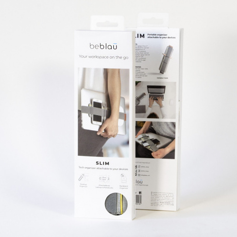 beblau - Slim Organizer (steel grey)