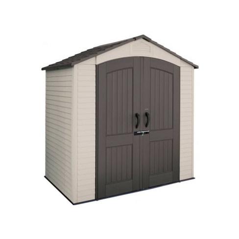 Abrigo de Jardim LIFETIME Resistente Castanho (214x142x227 cm)