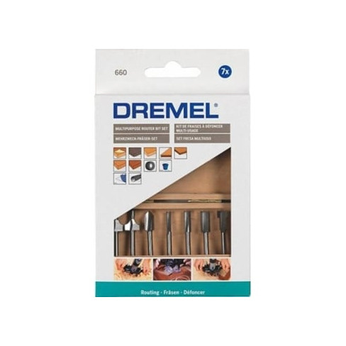 Conjunto De Fresa Para Tupia Multifunções DREMEL