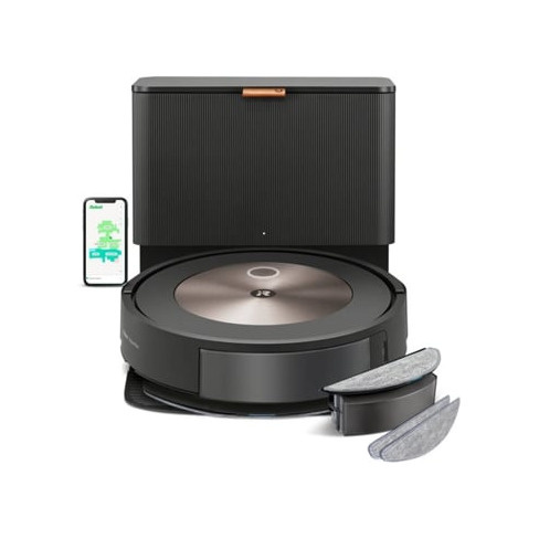 Aspirador Robô IROBOT Roomba Combo J5+ MAX (2-em-1 - Golden Rose)