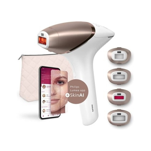 Depiladora PHILIPS - Removedor de Cabelo por Luz Pulsada IPL - BRI951/01 (Rosa D