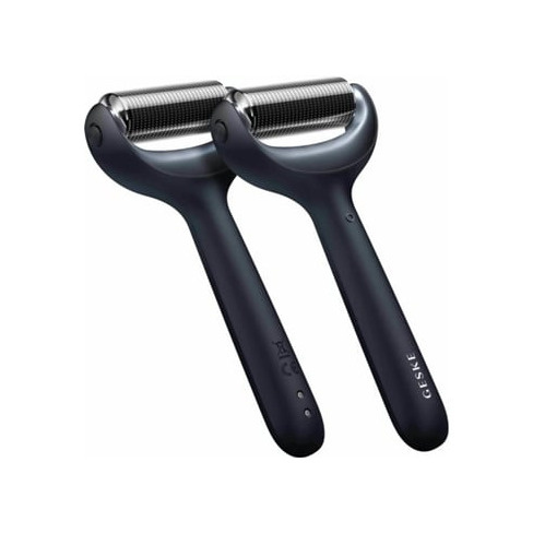 Roller Facial e Corporal GESKE com Microagulhas 9 em 1 Preto