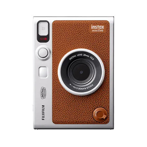 Máquina Fotográfica Instantânea FUJIFILM Instax Mini Evo (Castanho - Obturaç