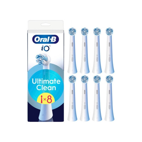 Recarga Escovas Dentes ORAL-B IO Ultimate Clean Branco (8 unidades)
