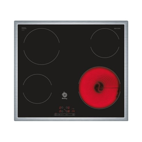 Placa de Vitrocerâmica BALAY 3EB720XR (Elétrica - 58.3 cm - Inox)