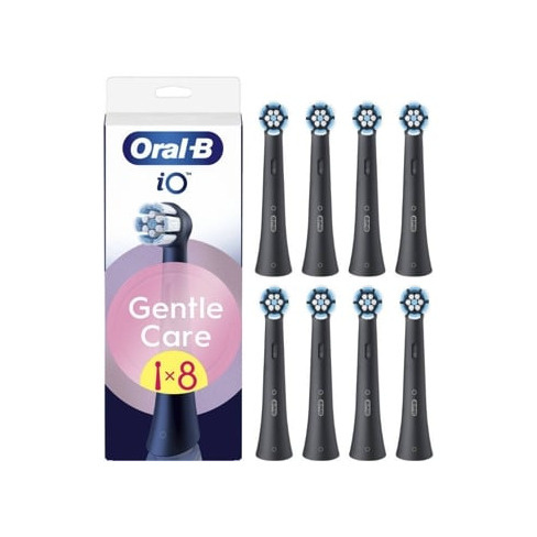 Recarga Escovas Dentes IO Gentle Care Preto (8 unidades)