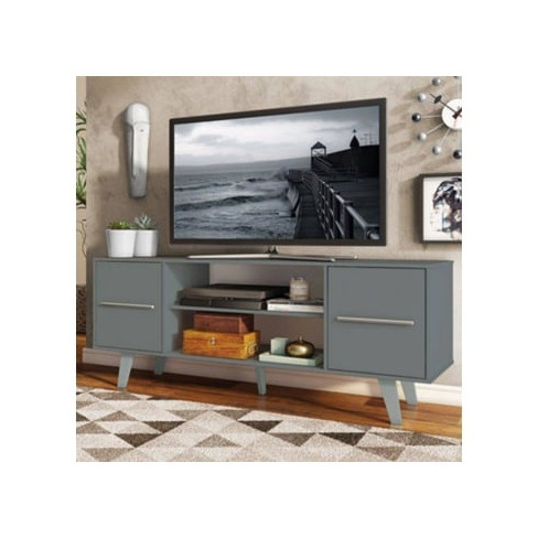 Móvel de TV MOVIFLOR Billund (136 x 54 x 39 cm - Cinzento)