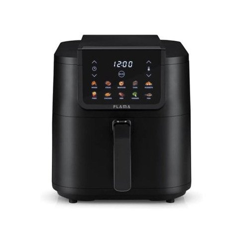 Fritadeira sem Óleo FLAMA 649FL (8 L - Preto)