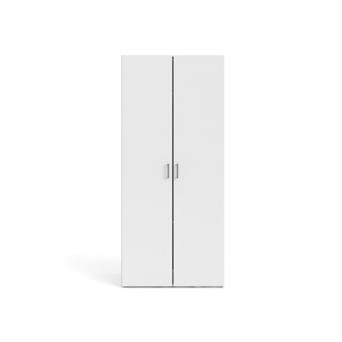 Roupeiro Lisboa 2 Portas (77,6 x 175,4 x 49,5 cm - Branco)