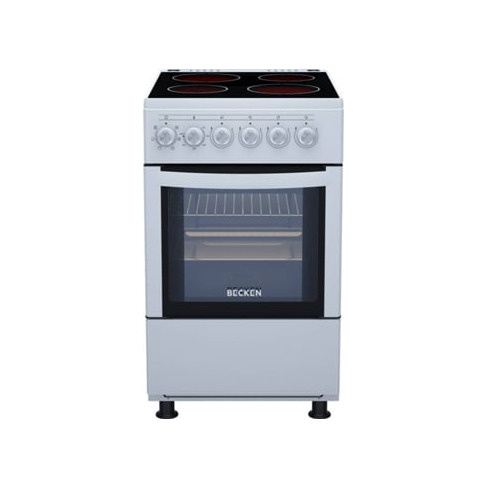 Fogão BECKEN BFE4915N WH (52 L - Elétrico de Vitrocerâmica - Branco)