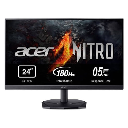 Monitor Gaming ACER Nitro KG241YP3 (23.8 - Full HD - 180 Hz - Preto)