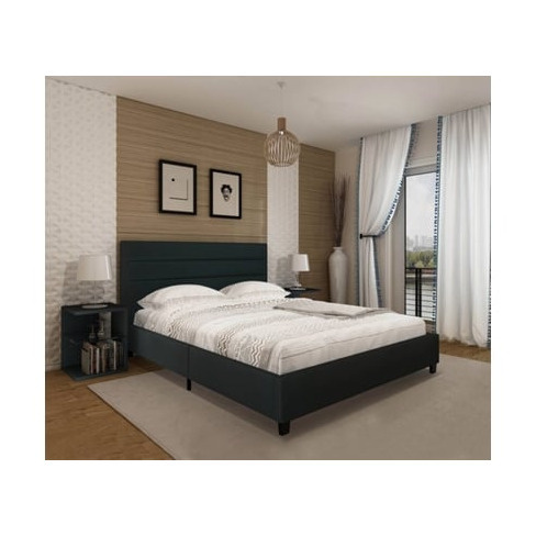 Cama Starlight CSD Preto (190x140 cm)