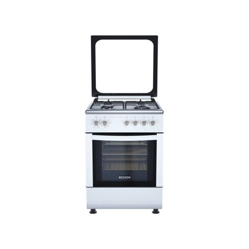 Fogão BECKEN BMS4508N WH (64 L - Elétrico e Gás Butano-Propano - Branco)