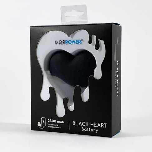 Mojipower - Battery 4500 mAh (black heart)