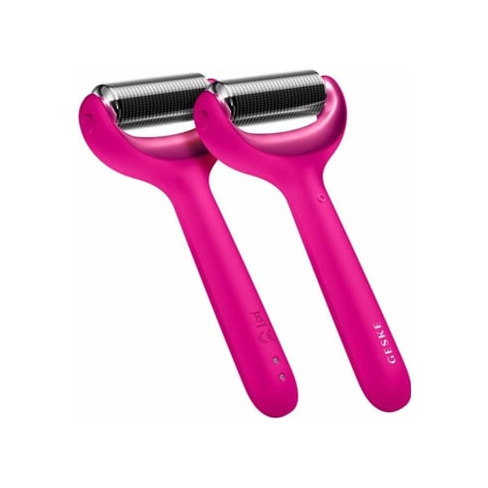 Roller Facial e Corporal GESKE com Microagulhas 9 em 1 Magenta