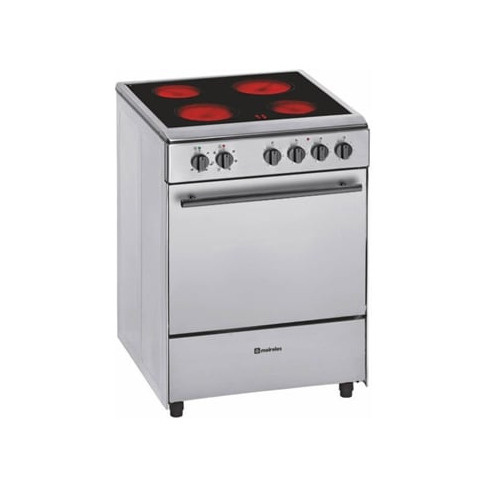 Fogão MEIRELES E 604X.1 (Elétrico de Vitrocerâmica - 60 cm - Inox)