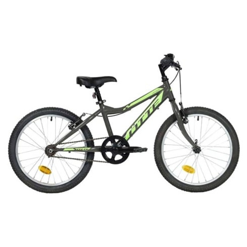 Bicicleta OTTE Infantil Asteron 20' (6-8 anos - Cinzento / Verde)
