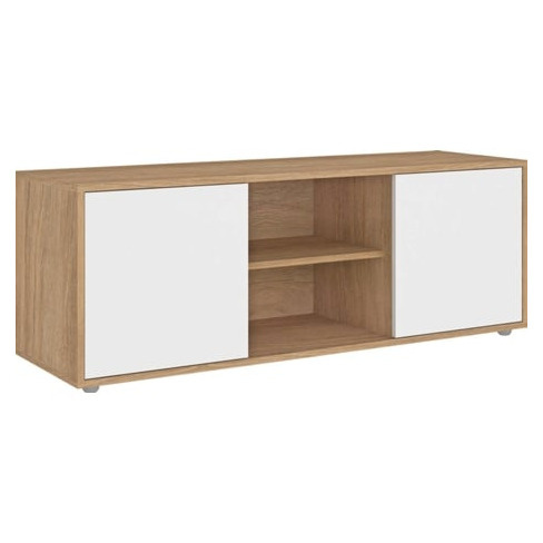 Móvel TV MOVIFLOR Frieburgo 2 Portas (Madeira - LAP 120x43,5x36,5cm - Carvalho