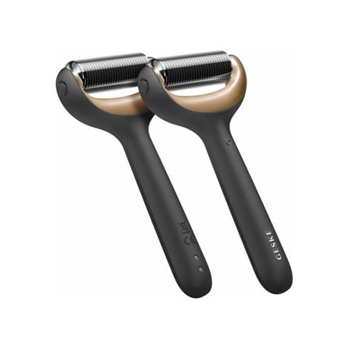 Roller Facial e Corporal GESKE com Microagulhas 9 em 1 Cinzento