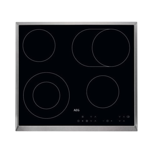 Placa de Vitrocerâmica AEG HK634060XB (Elétrica - 57.6 cm - Inox)