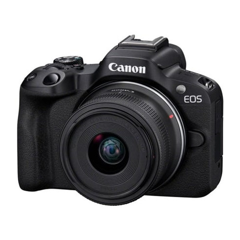 Kit Máquina Fotográfica CANON EOS R50 + RF-S 18-45MM PRETO (Encaixe: Canon RF