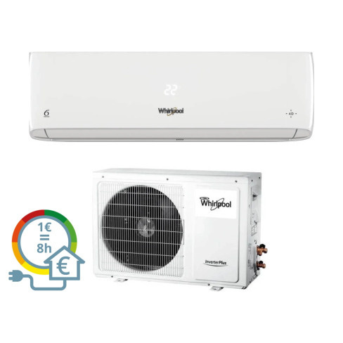 Ar Condicionado WHIRLPOOL SPICR 318W (36 m² - 18000 BTU - Branco)